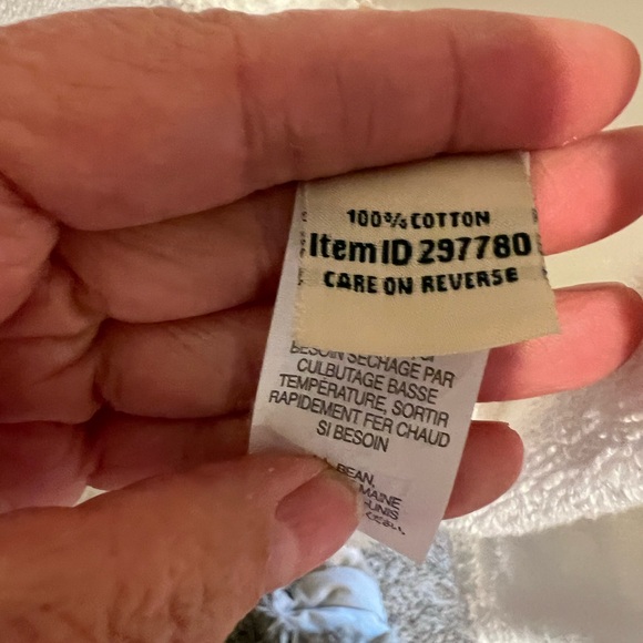 L.L. Bean Cream Robe - Picture 7 of 10